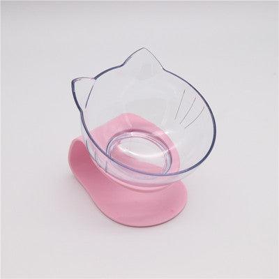 Non-Slip Pet Bowl for Cats - Sturdy bowl with rubber ring base, prevents sliding, ideal for cats.