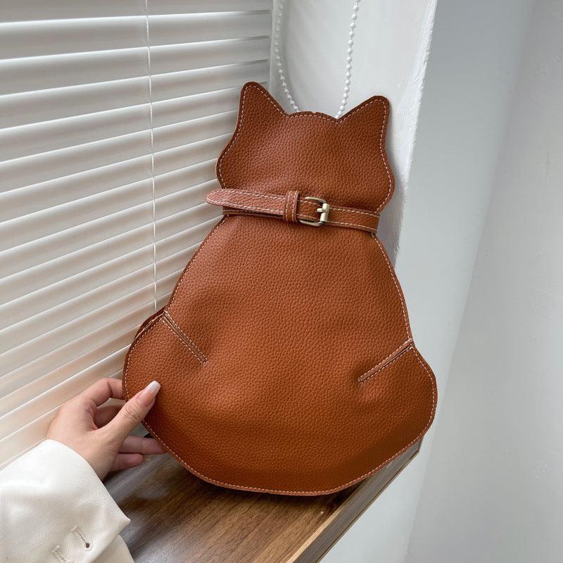 Kitten-Shaped Crossbody Bag