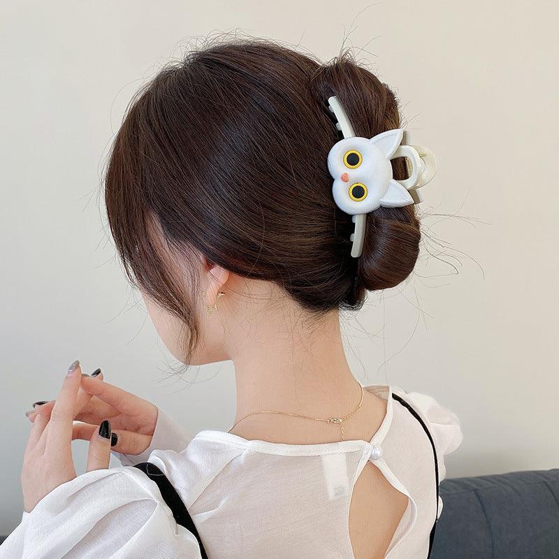 Women's Cat Grip Clamp - Cute cat-shaped hair clamp, perfect for stylish hairdos