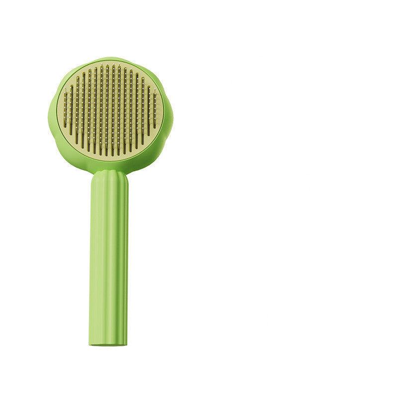 Sunflower Shape Pet Comb Cat Comb - Cute grooming tool with sunflower design for cats