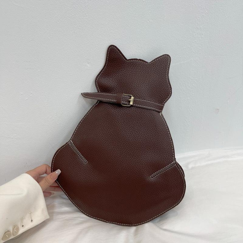 Kitten-Shaped Crossbody Bag