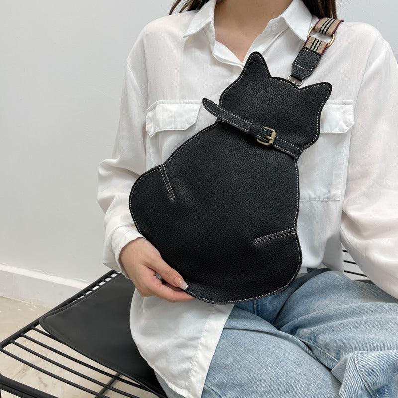 Kitten-Shaped Crossbody Bag