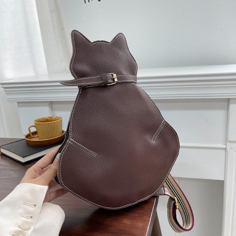 Kitten-Shaped Crossbody Bag