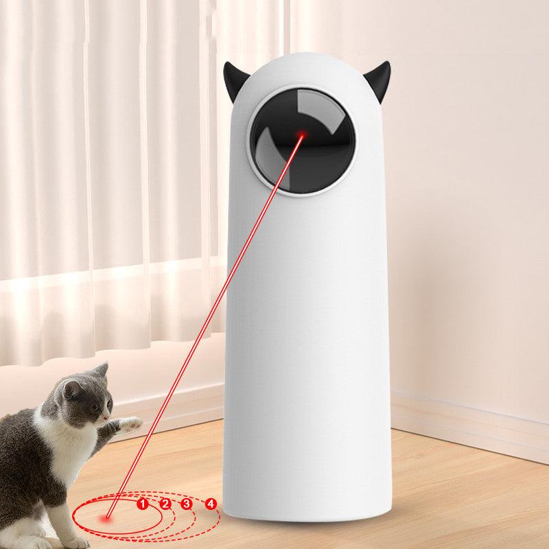 Infrared Cat Teaser Toy - Interactive laser toy for cats, featuring a durable design and adjustable settings for endless play and exercise."